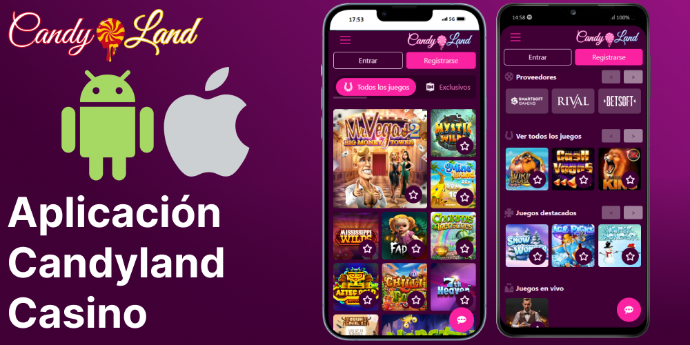 Aplicación de Candyland Casino disponible para jugadores de España