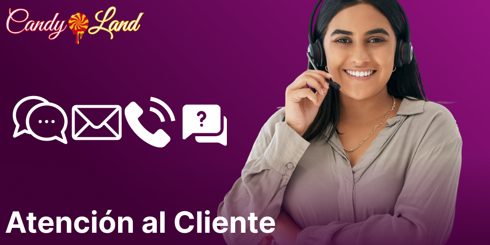 Servicios de atención al cliente de Candyland Casino para jugadores de España