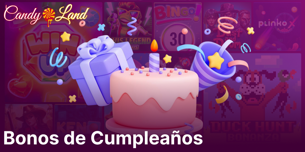 Bonos de Cumpleaños en Candyland Casino para jugadores de españa