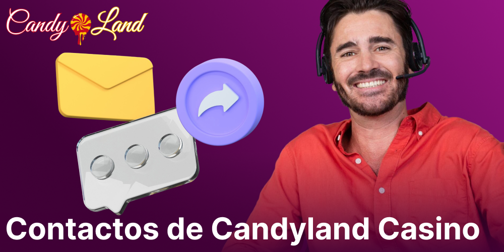 Formas de contactar con Candyland Casino disponible en España