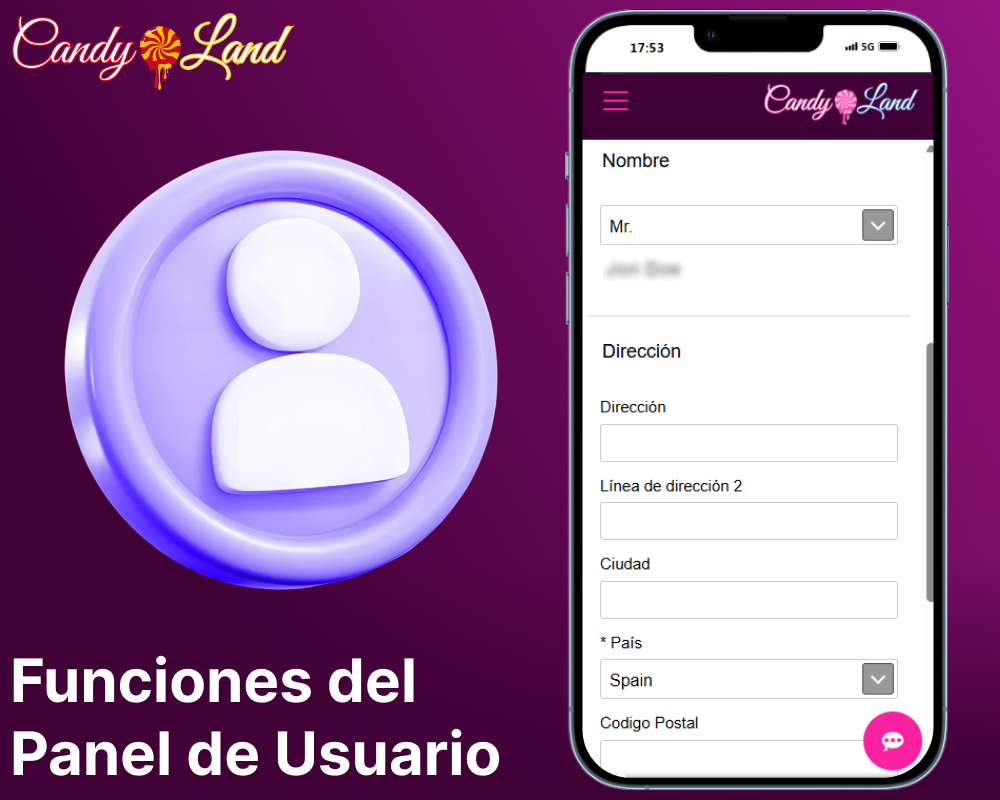 Las principales características de la cuenta de Candyland Casino