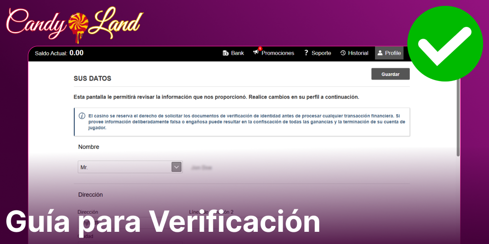 Guía sobre la verificación de cuentas de usuario de Candyland Casino para jugadores de España