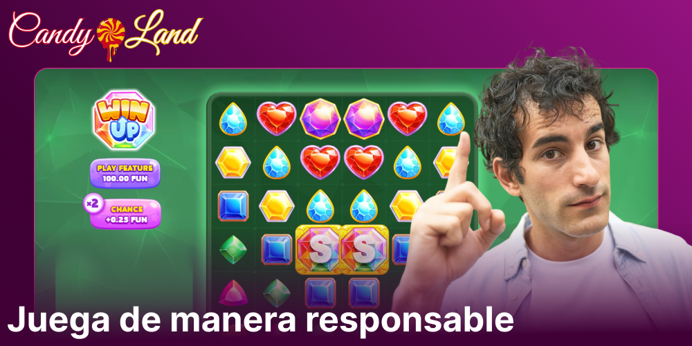 Juega en Candyland Casino de manera responsable