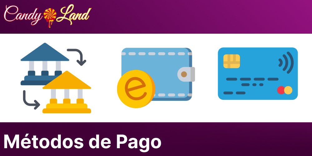 Opciones de pago de Candyland Casino para jugadores de España