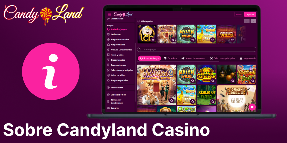Información sobre Candyland Casino para jugadores de España